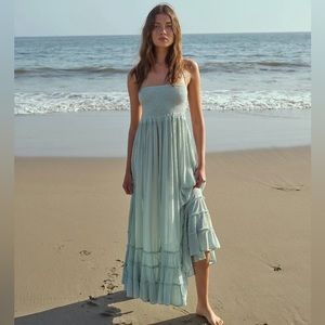 Free People Extratropical Maxi Dress L